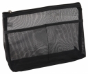 Black Mesh Cosmetic Bag (#73132)