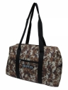 Camo 600D Polyester Duffle Bag With Webbing Handle And Zipper Closure (#76678)