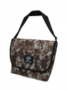 Messenger Bag With Zipper Closure And Velcro Closure On Front Flap (#76680)