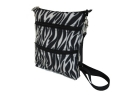 Zebra Pattern Shoulder Bag With Zipper Closure (#75999)